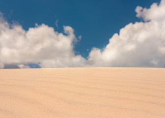 Fototapeta na wymiar white sand dunes