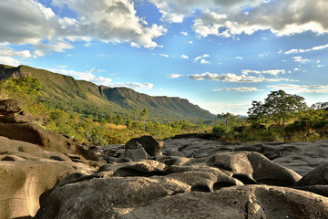 valley of the moon in chapada dos veadeiros Goiás Brazil
