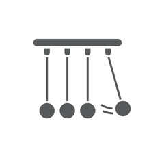 Physics vector icon symbol isolated on white background