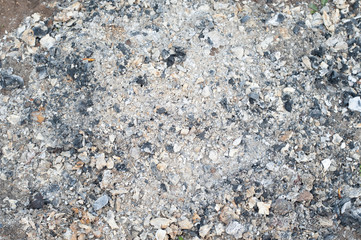 ash, ash on the ground, background, texture