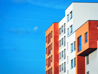 Apartment residential house building complex real estate copy space_4x3