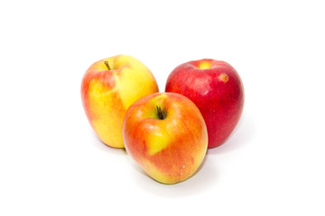 Frische Reife und Saftige Äpfel 