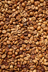 middle coffee beans