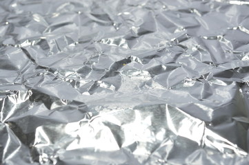 Photos of silver freud plates reflected in light