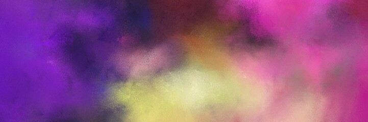 abstract retro horizontal background with antique fuchsia, burly wood and dark slate blue color. can be used as header or banner