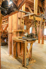 machinery inside Kymulga, AL grist mill