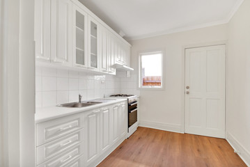 Empty and unfurnished brand new apartment