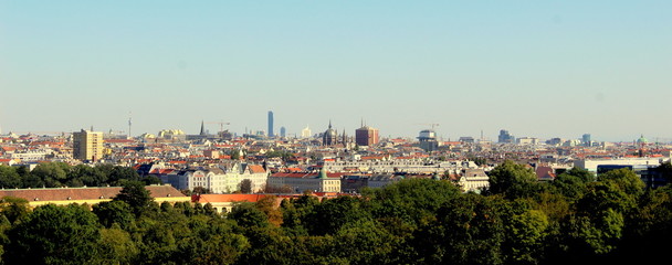 widok na Wiedeń