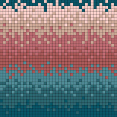 Pixel seamless pattern. Vector illustration, abstract background.