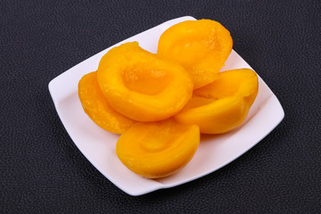 Sweet marinated peach