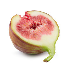 Fresh figs fruit isolated on white background