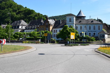 Kreisverkehr in Traben-Trarbach