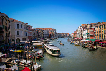 Fototapeta na wymiar beautiful view of the Gran Canale, Venice