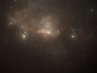Stars and nebula 34