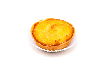 Traditional coconut sweet of southern Brazil. Panelinha de coco on a white background.