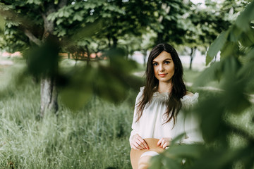 Naklejka premium Summer girl