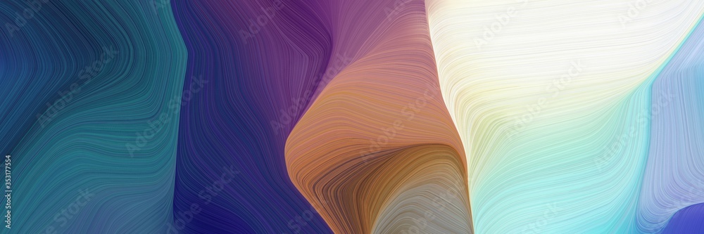 Poster elegant graphic with waves. elegant curvy swirl waves background design with dark slate gray, light gray and old mauve color for canvas or poster