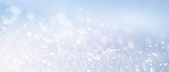 Fototapeta premium Christmas and New Year holidays glitter bokeh background