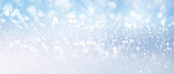 Christmas and New Year holidays glitter bokeh background