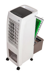 Portable conditioner. Change the filter in the conditioner. Mobile conditioner. Air cooling. Air...