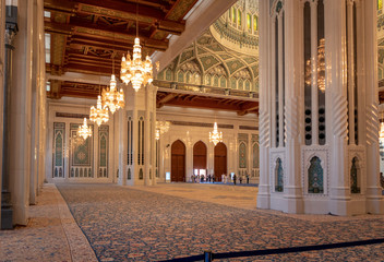 Oman Muscat Sultan Qaboos Grand Mosque