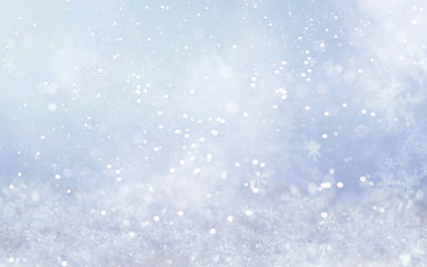 Christmas and New Year holidays glitter bokeh background