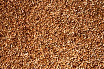 Background of flax seeds texture