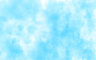 Abstract blue sky Water color background, Illustration, texture for design