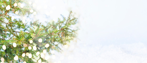 Christmas and New Year holidays background