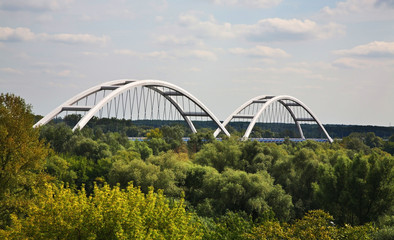 Elzbieta Zawacka bridge in Torun.  Poland