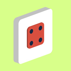 Dice Cube computer symbol