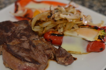 ojo de bife con verduras