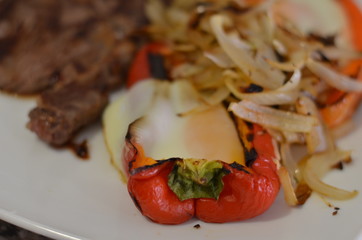 ojo de bife con verduras
