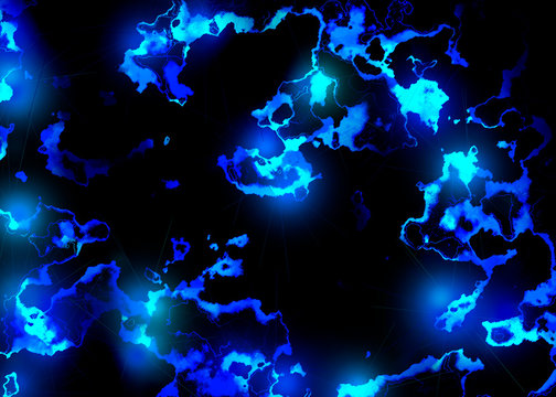 rayos azules