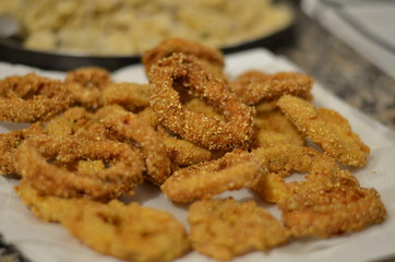 rabas empanizadas rebozadas