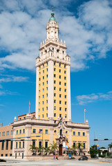 Fototapeta na wymiar Miami Historic Freedom Tower