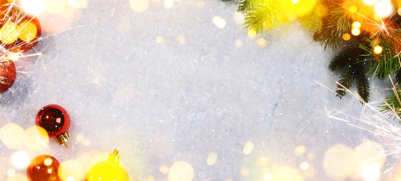 Christmas and New Year holiday background