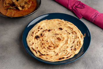 South Indian Flat Bread with Mutton Curry