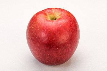 Fototapeta na wymiar Red sweet tasty apple fruit