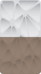 Abstract Gray and brown triangles paint background