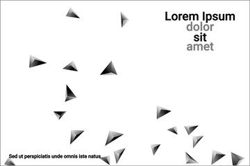 
Triangular background.