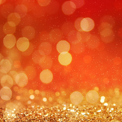 Christmas light background.  Holiday glowing backdrop. Defocused Background With Blinking Stars. Blurred Bokeh.