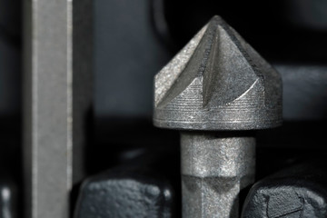 Side view of countersink drill bit