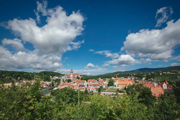 panorama of the Cesky Krumlov
