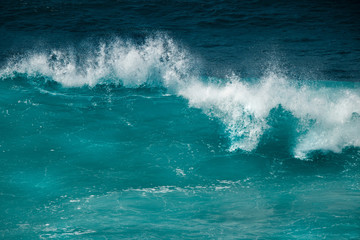 Strong waves in the ocean, Puerto de la Cruz, Tenerife, Spain