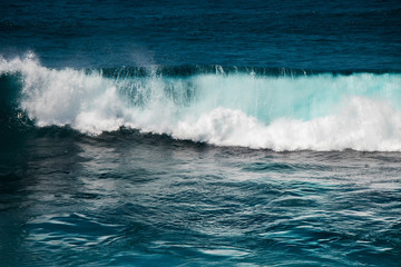 Strong waves in the ocean, Puerto de la Cruz, Tenerife, Spain