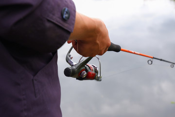 Fishing on the river