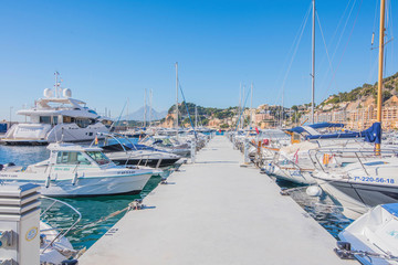 ALICANTE, ALTEA, SPAIN - January 09, 2019: Marina Greenwich Mascarat.