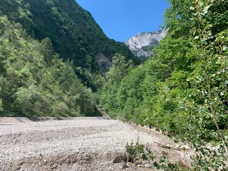 trail in the mountains