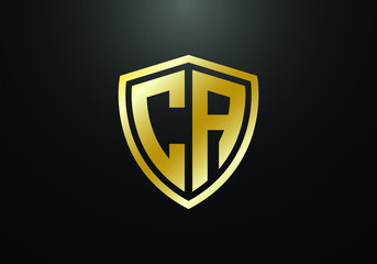 Initial Monogram Letter CA Logo Design Vector Template. CA Letter Logo Design